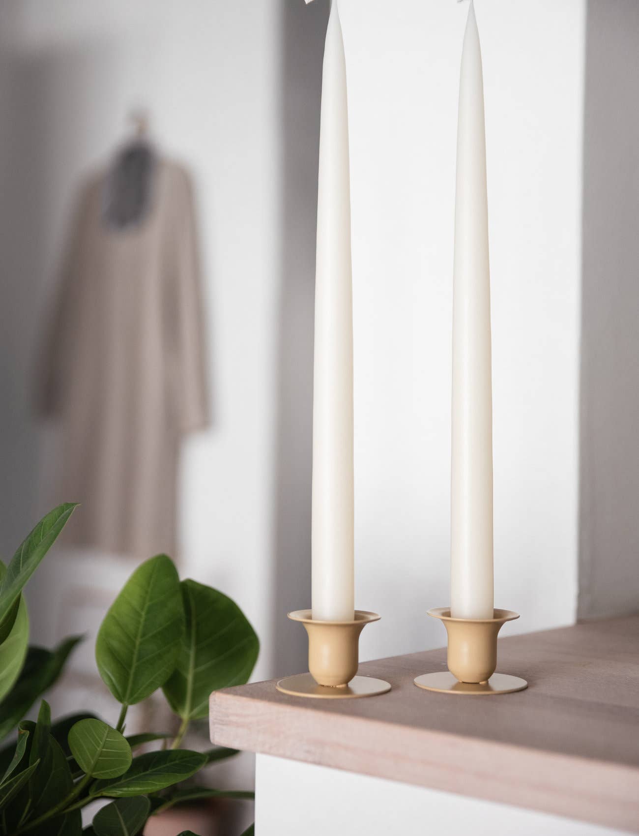 Cream Taper Candles