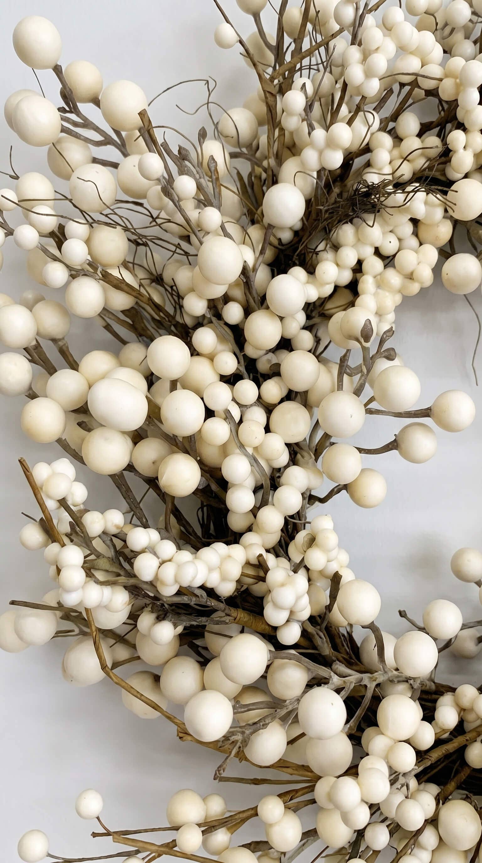 Ivory Berry Wreath