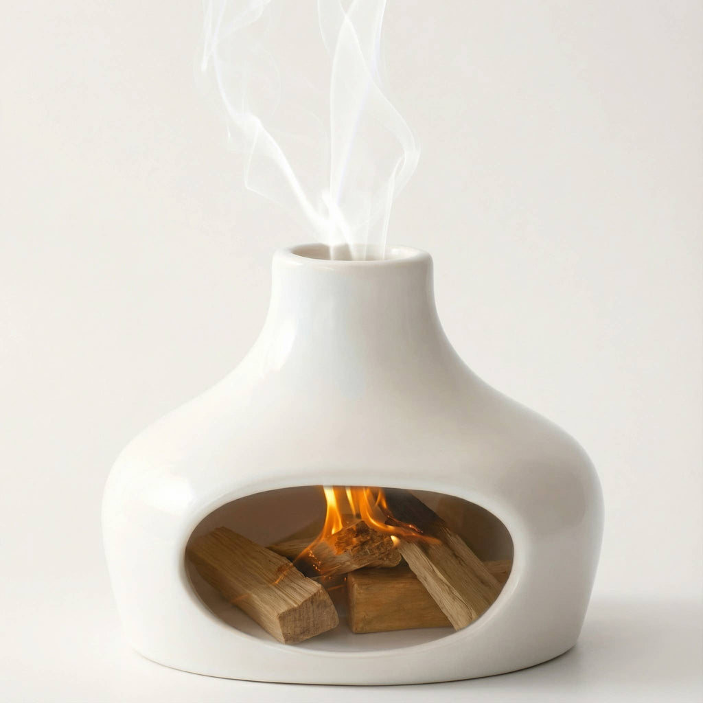 Chimney Burner, White