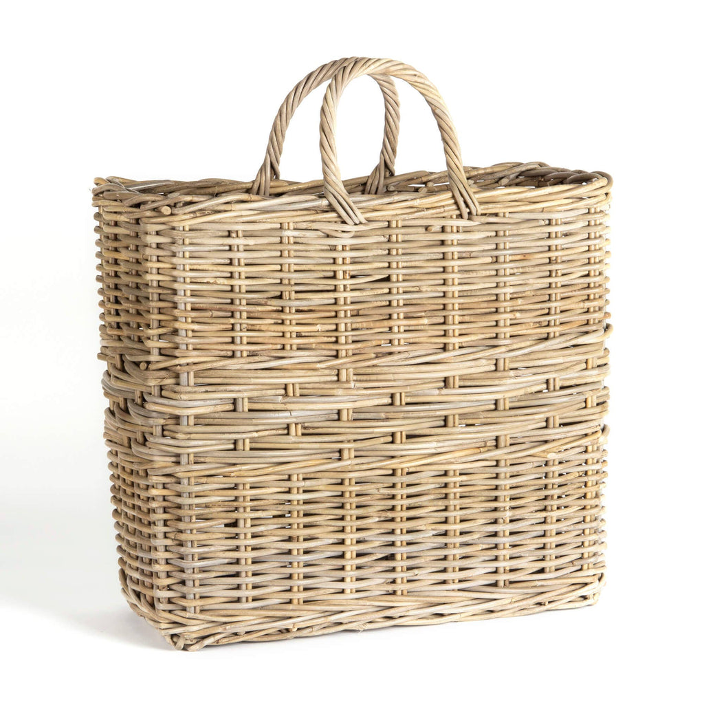 Driftwood Tall Rattan Basket