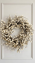 Ivory Berry Wreath