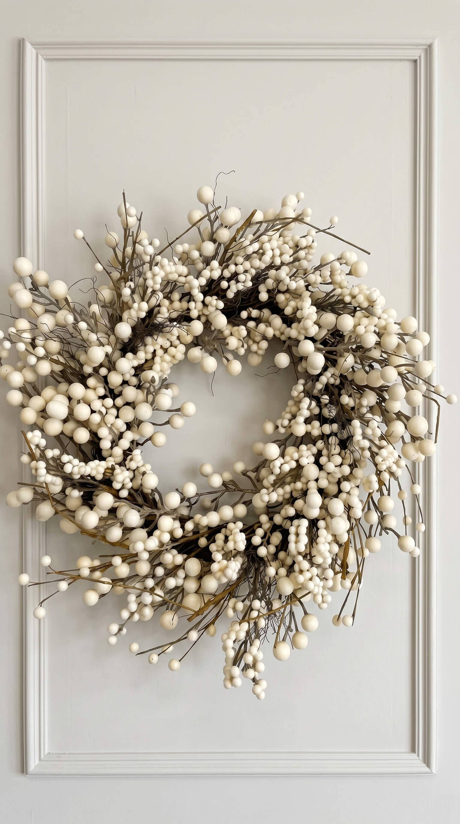 Ivory Berry Wreath