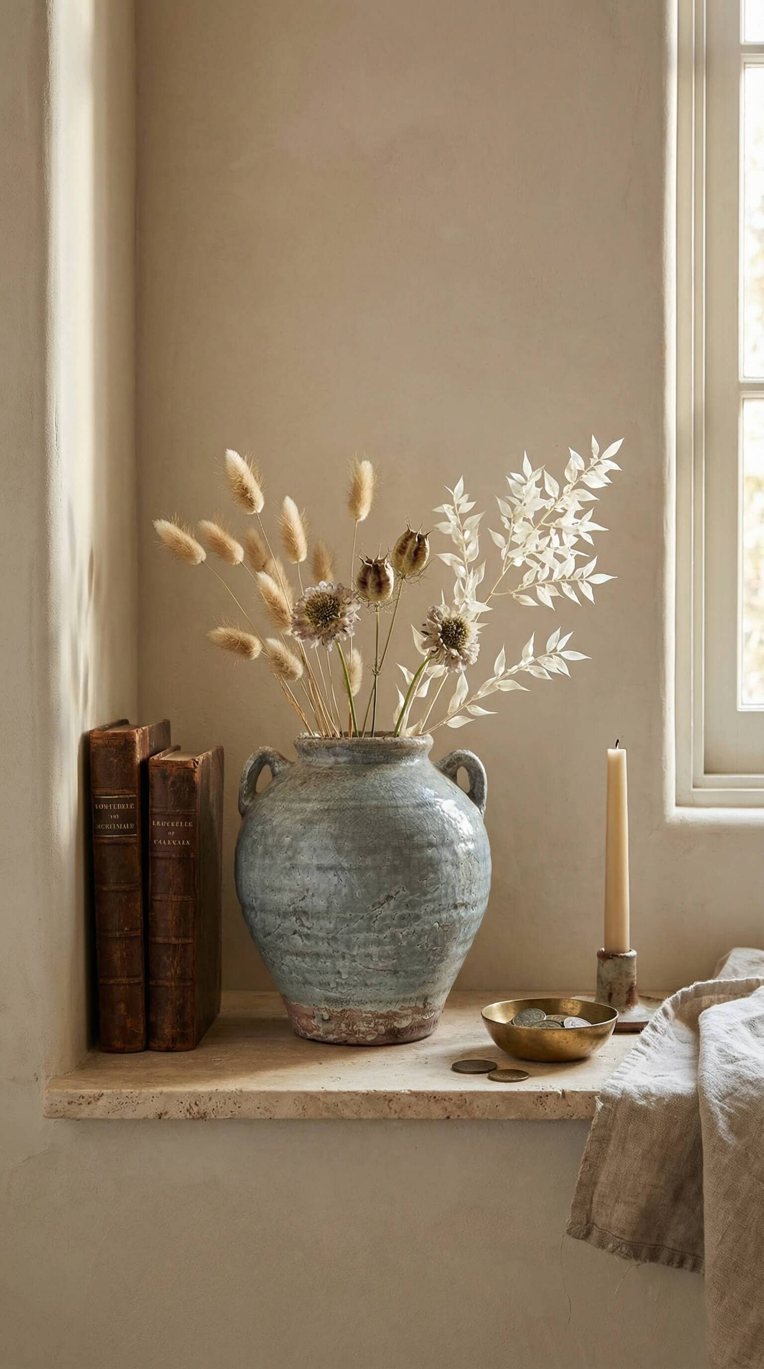 Coastal Amphora Vase