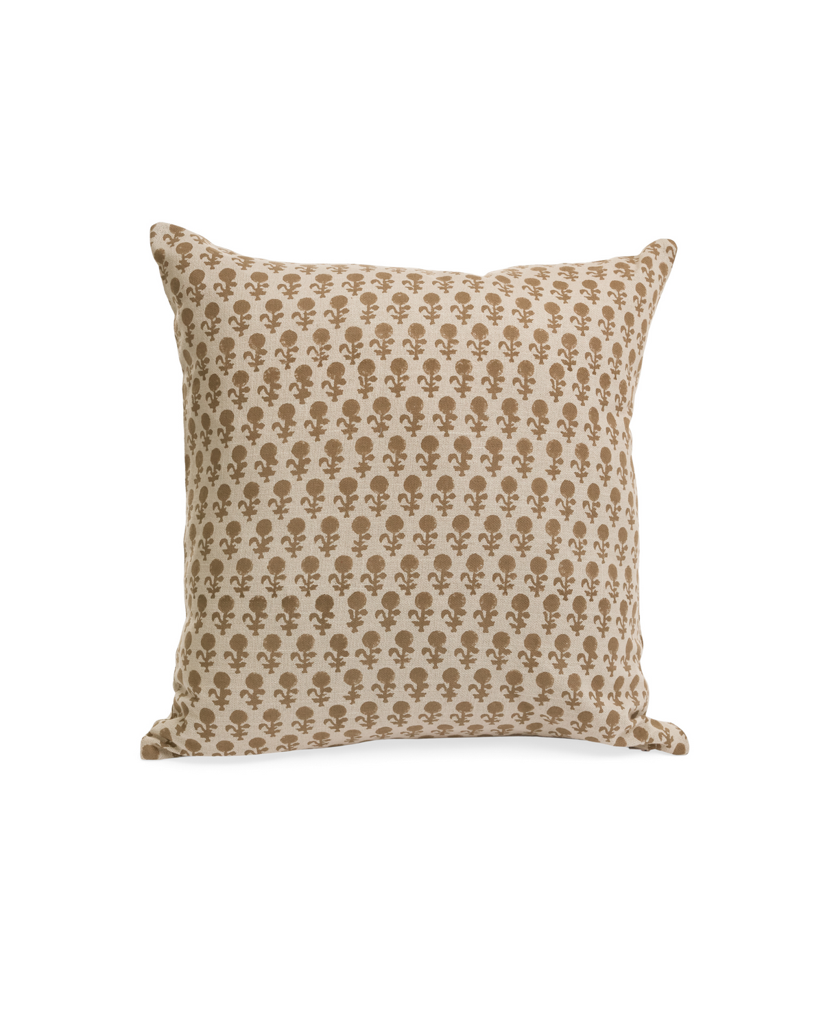 Café Block Print Pillow