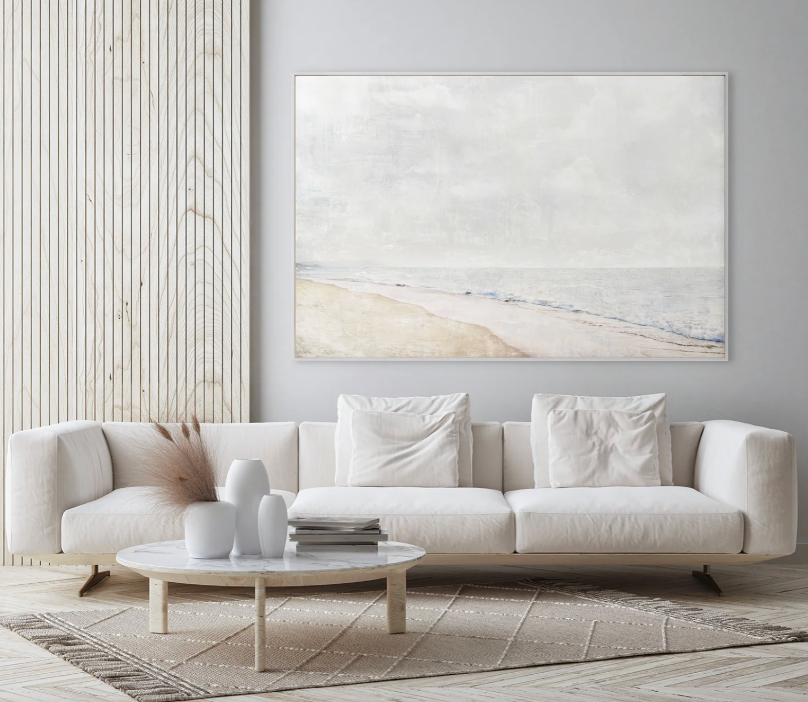 Pastel Beach Artwork
