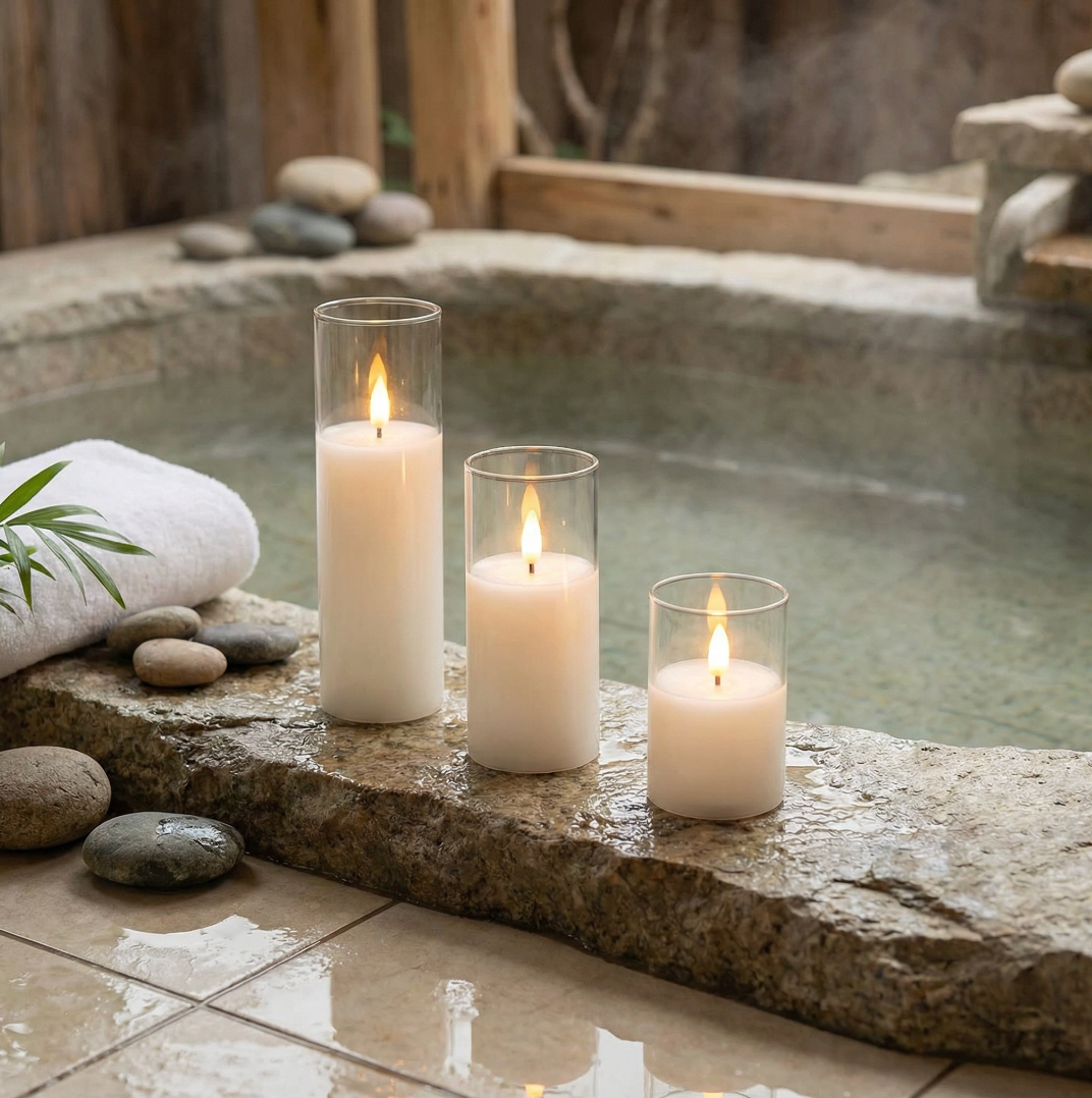 Set of 3 Flameless Candles