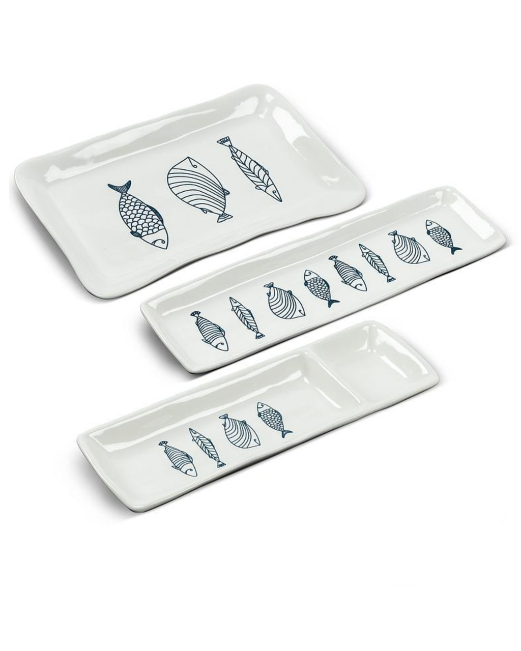 Blue Fish Stoneware Collection