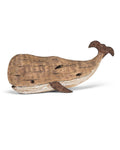 Large Rustic Carved Whale