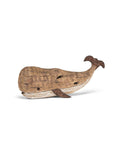 Small Rustic Carved Whale