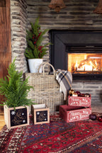 Driftwood Tall Rattan Basket