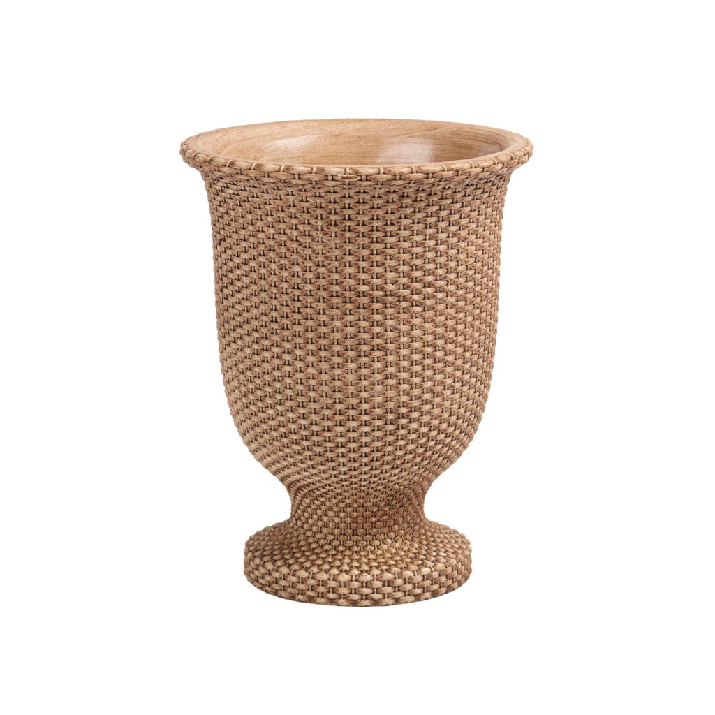 Woven Stone Urn - Large