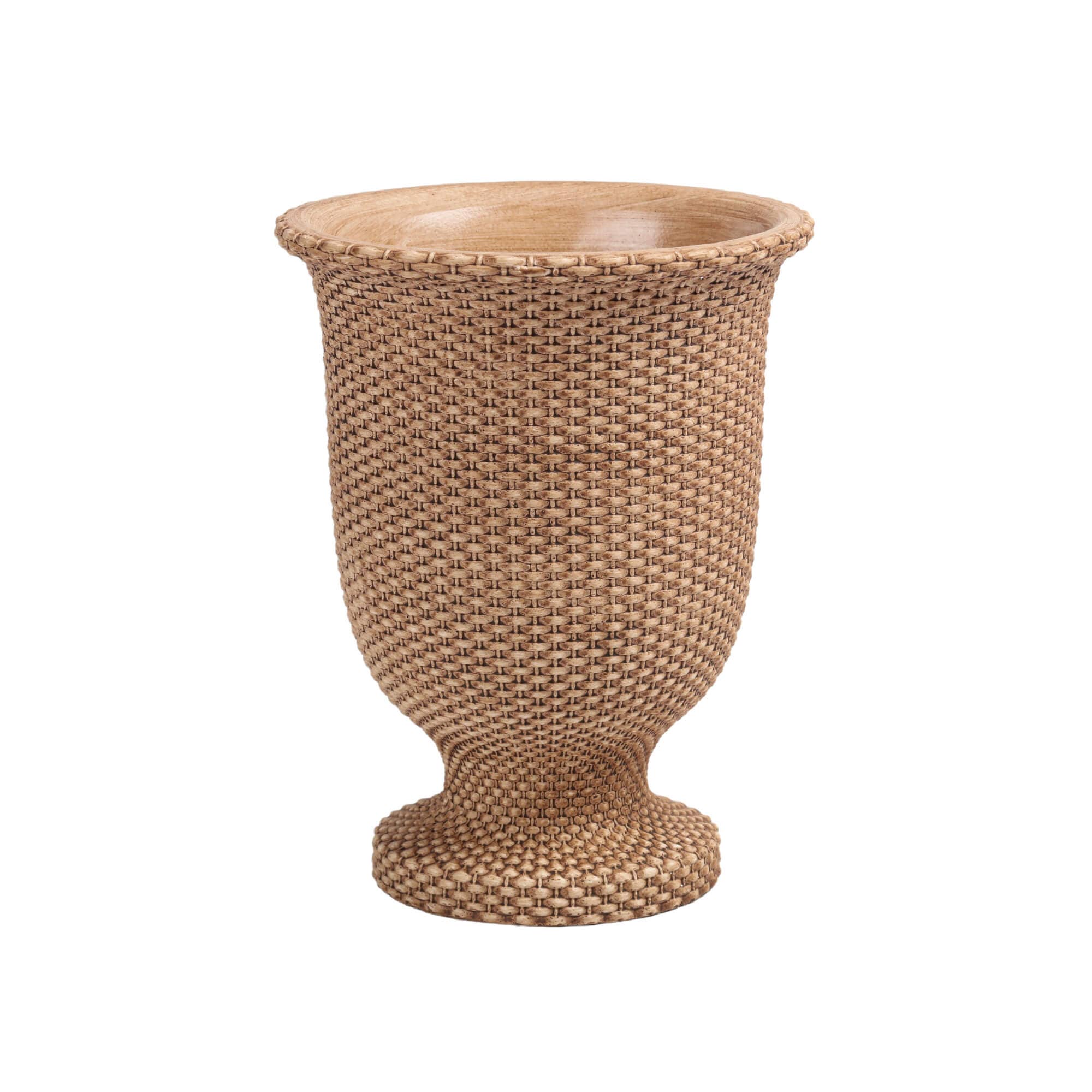Woven Stone Urn - Large