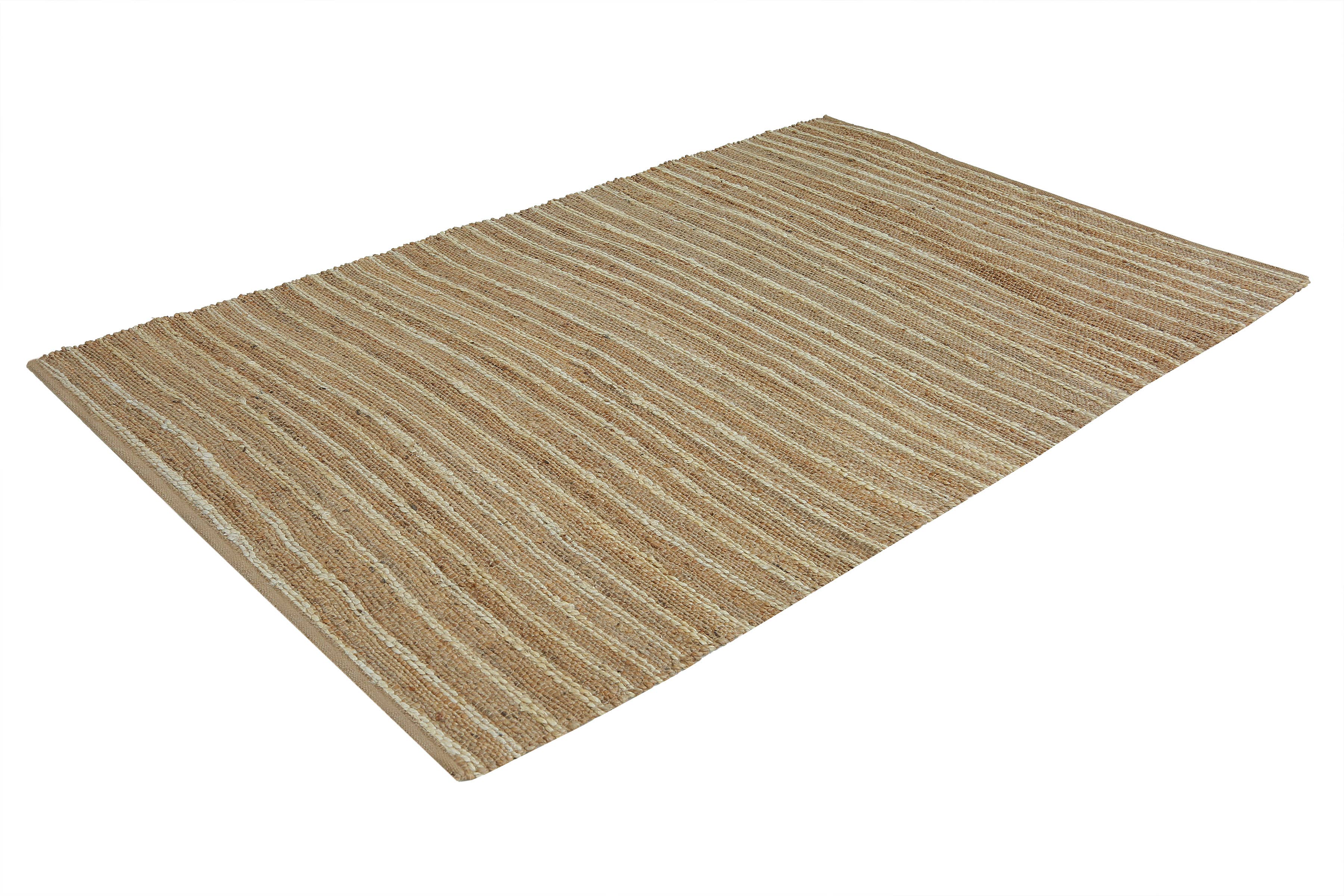 Natural Ivory Stripe Rug
