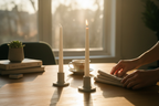 Concrete Taper Candle Holder