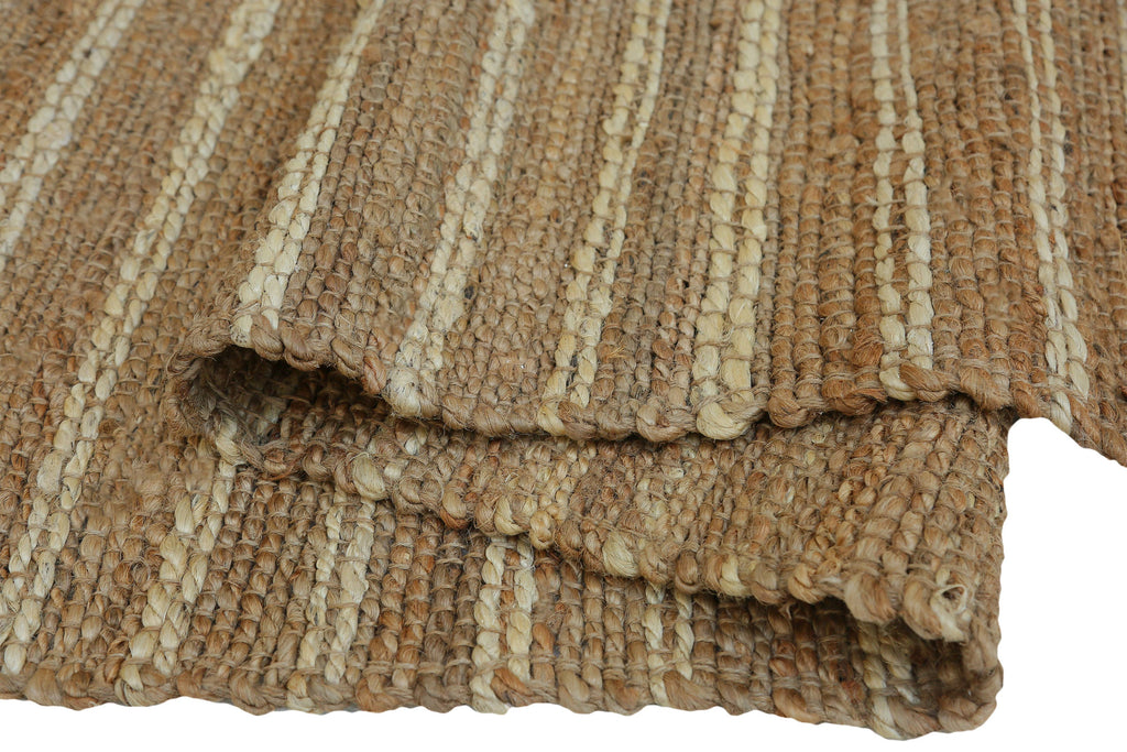 Natural Ivory Stripe Rug