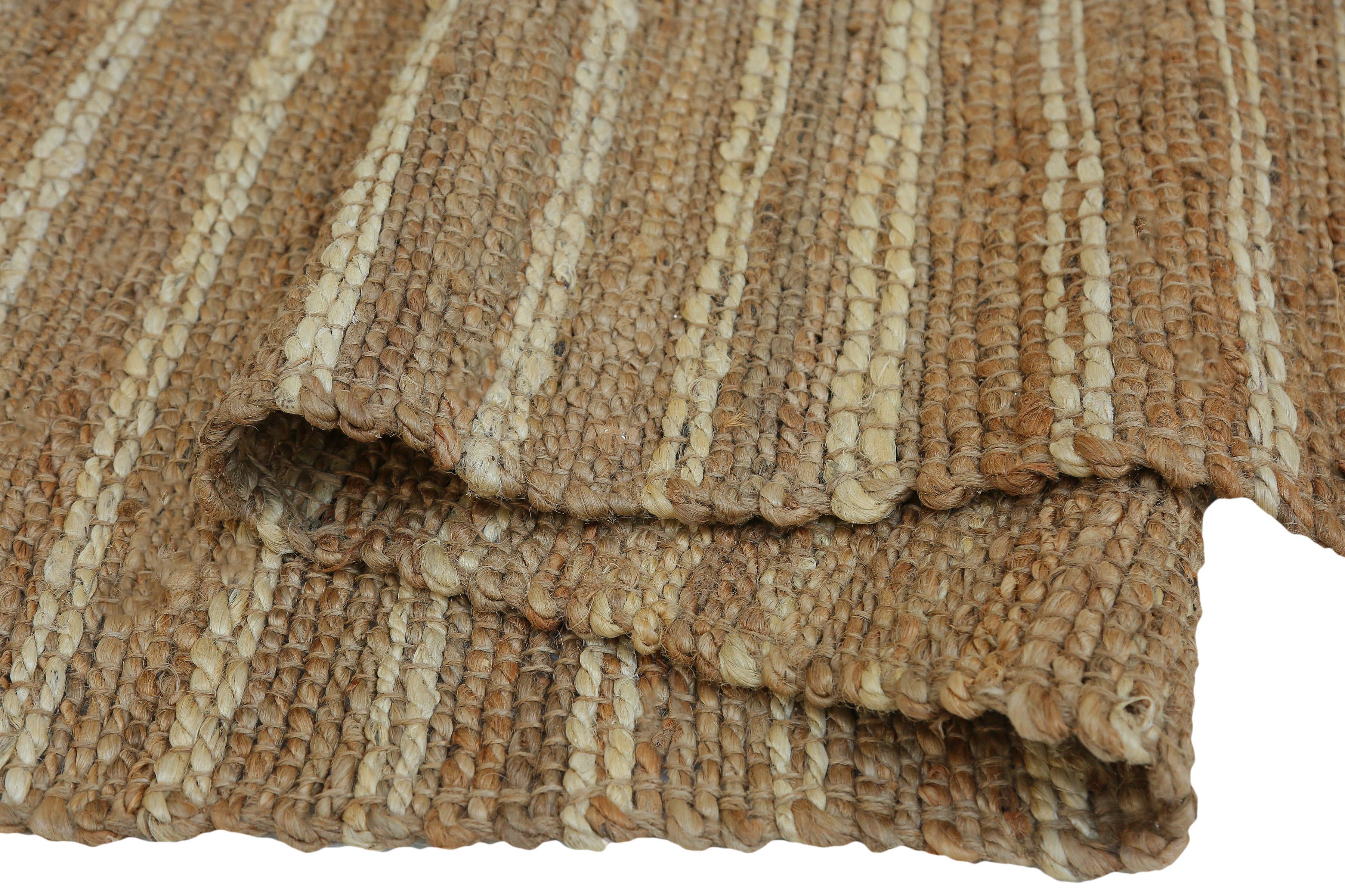 Natural Ivory Stripe Rug