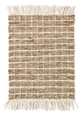 Handwoven Wool Rug - Natural Brown